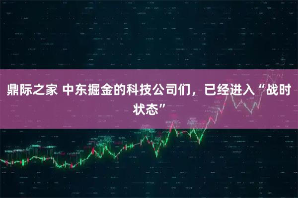 鼎际之家 中东掘金的科技公司们，已经进入“战时状态”