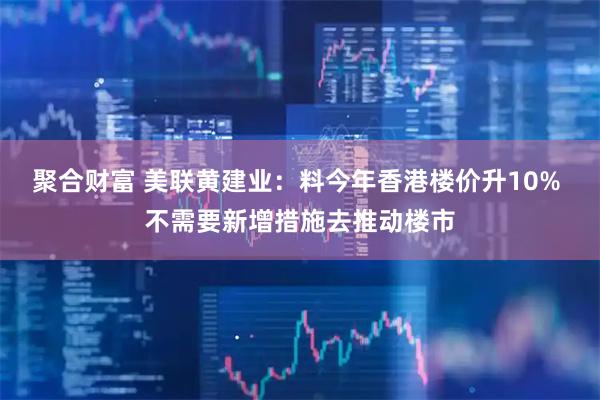 聚合财富 美联黄建业：料今年香港楼价升10% 不需要新增措施去推动楼市